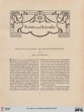 Organisation im Museumswesen