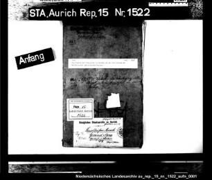 Das Gesuch der Theelacht in Norden um die Verleihung der Rechte einer juristischen Person