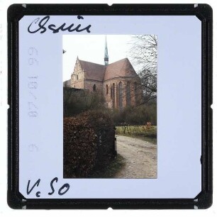 Chorin, Kloster : Südostansicht Klosterkirche