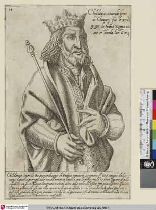 Childerico secondo [Childeric II. 14. König von Frankreich]