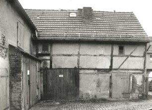 Radeburg, Röderstraße 18. Winkelhof (1701/1800). Ehemaliges Wohnstallhaus