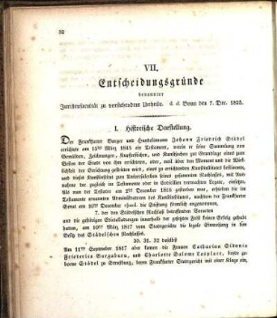 I. Historische Darstellung.