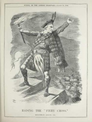 Raising the "fiery cross"