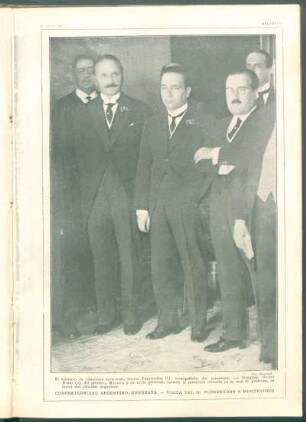 Confraternidad argentino-uruguaya. - Visita del Dr. Puerreydón a Montevideo