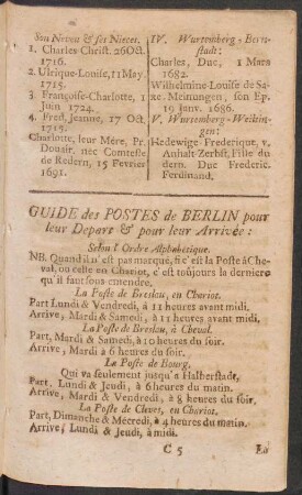 Guide des postes de Berlin pour leur depart & pour leur arrivée