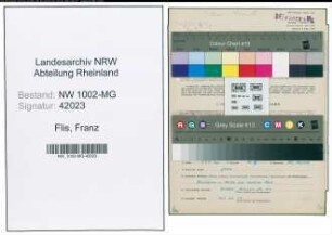 Entnazifizierung Franz Flis , geb. 15.10.1914 (Kraftfahrer)