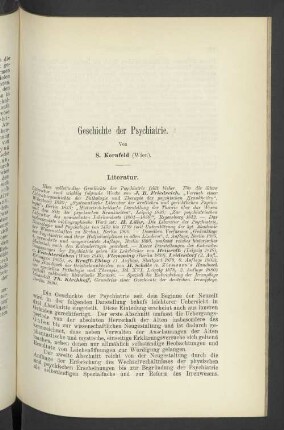 Geschichte der Psychiatrie