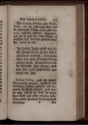 Von denen Sybillen.