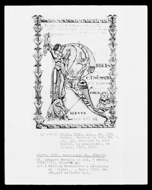 Sankt Gregor, Moralia in Job — Initialseite mit Initiale R, Folio 4verso