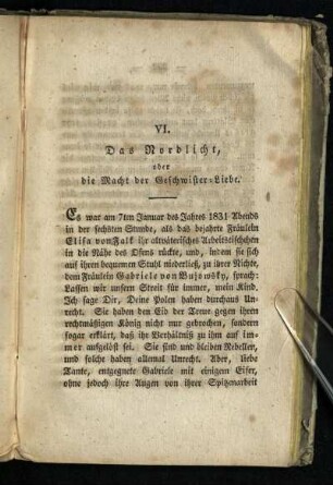 VI. Das Nordlicht oder die Macht der Geschwister-Liebe