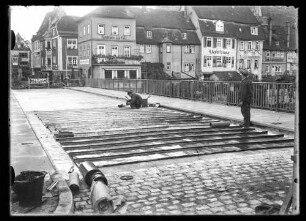 Bau der neuen Tauberbrücke