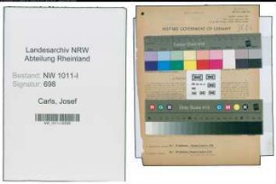 Entnazifizierung Josef Carls , geb. 04.03.1895 (Arbeiter)