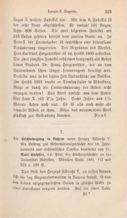 323-326 [Rezension] Knöpfler, Alois, Die Kelchbewegung in Bayern unter Herzog Albrecht V.