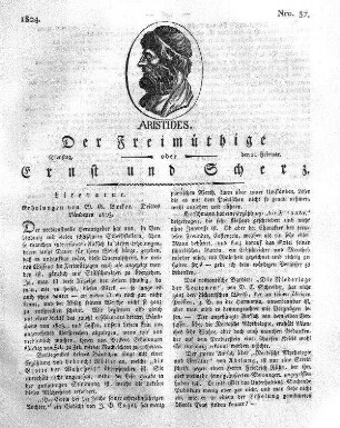 Nro. 37., Dienstag den 21.Februar