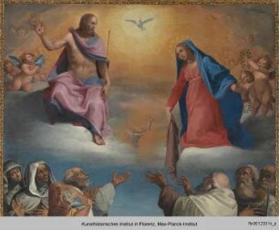 Himmelfahrt Mariens mit Heiligen
