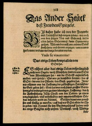 Das Ander Stück deß Frewden Spiegels.