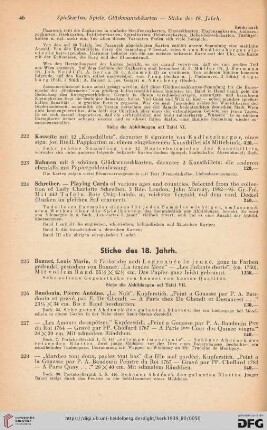 Stiche des 18. Jahrh.
