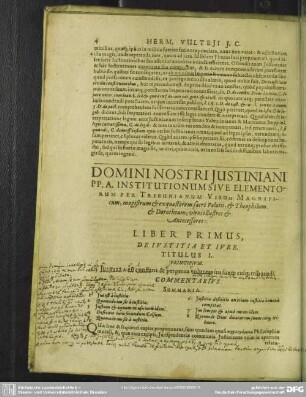 Liber Primus, De Iustitia Et Iure