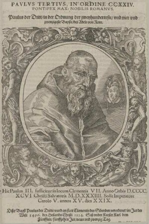 Bildnis von Papst Pavlvs Tertivs