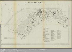 Karte : Situationsplan von Blasewitz