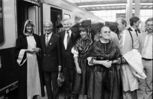 München: Empfang im Hauptbahnhof
