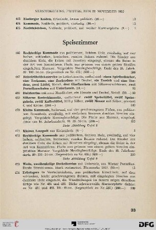Speisezimmer (Nr. 466-474)
