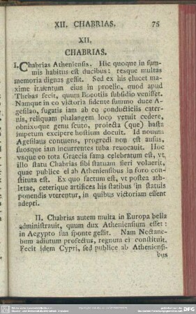 XII. Chabrias