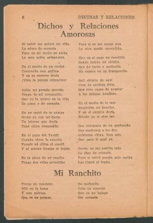 Dichos y Relaciones Amorosas