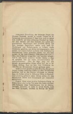 Die Juden zu Halle im Mittelalter