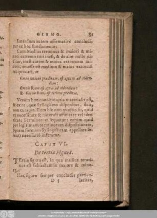 Caput VI. De tertia Figura.
