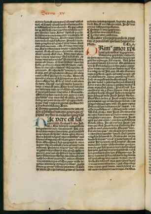 Sermo XV. de amore christi exhibitus humano generi... - Sermo XVI. de mirabili resurrectione lazari.