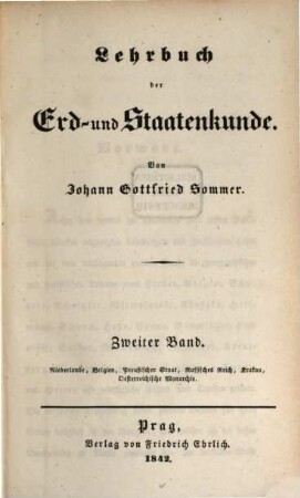 Lehrbuch der Erd- und Staatenkunde, 2