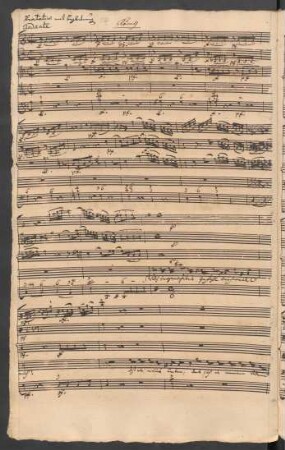 Recitativ mit Begleitung