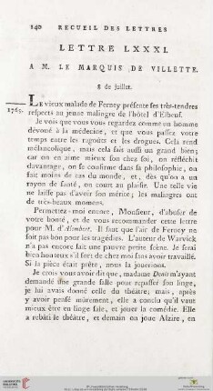(Lettre LXXXI - XC)