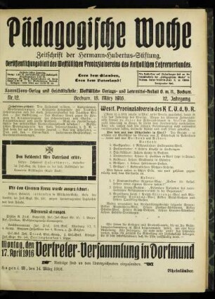Westf. Provinzialverein des K. L. V. d. D. R.