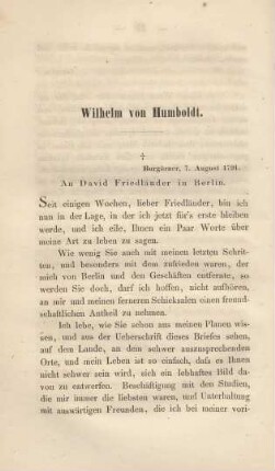 Wilhelm von Humboldt