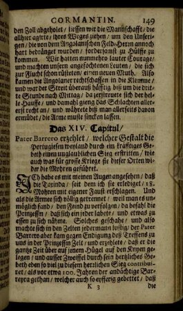 Das XIV. Capitul.
