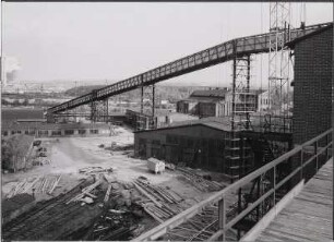 Kohleumschlageinrichtung, Montage Bandbrücke Gbf 51