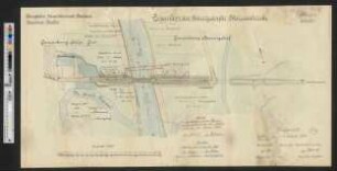 Chausseebrücke bei Hennigsdorf. Bl. 1 - Lageplan