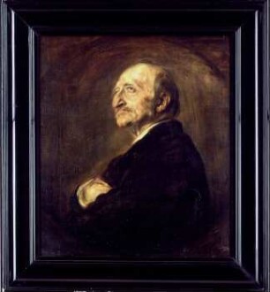 Franz von Lenbach: Portrait Hermann Allmers