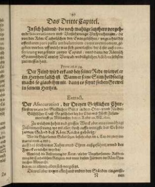 97-110, Das Dritte Capitel.