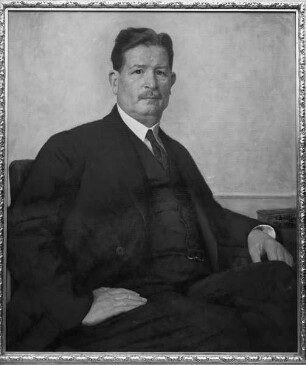 Bildnis des Rudolf Klapp, Professor der Chirurgie und Direktor der chirurgischen und der Poliklinik