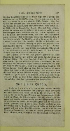 Die freien Staedte