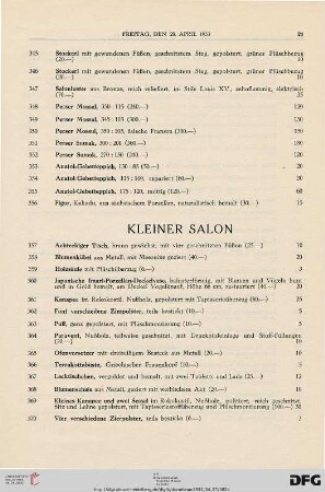 Kleiner Salon (Nr. 357-402)