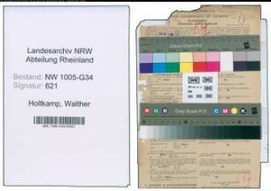 Entnazifizierung Walther Holtkamp , geb. 31.12.1885 (Zahnarzt)