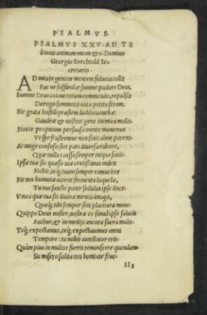 Psalmus XXV.