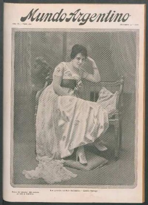 Las grandes actrices nacionales. - Camila Quiroga [Fotografía]