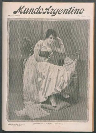 Las grandes actrices nacionales. - Camila Quiroga [Fotografía]