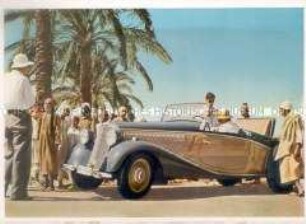 Werbekarte von Mercedes-Benz