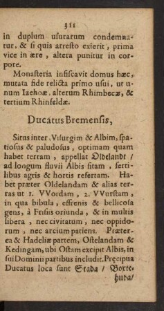 Ducatus Bremensis,